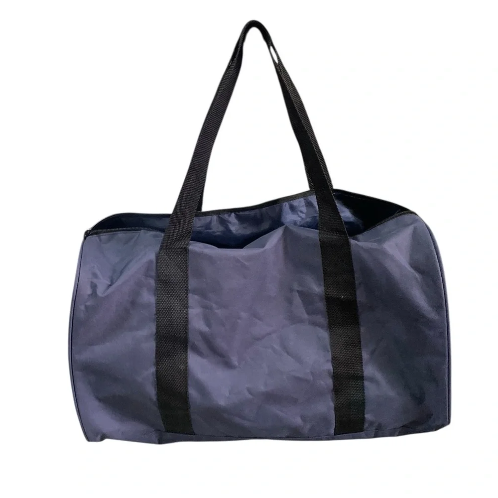 Jean Paul Gaultier Blue and Black Duffel Bag